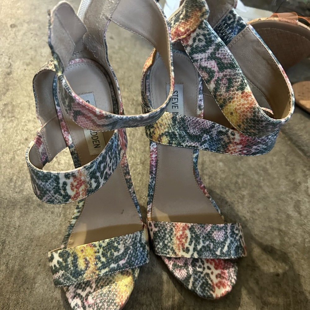 Steve Madden colored heels